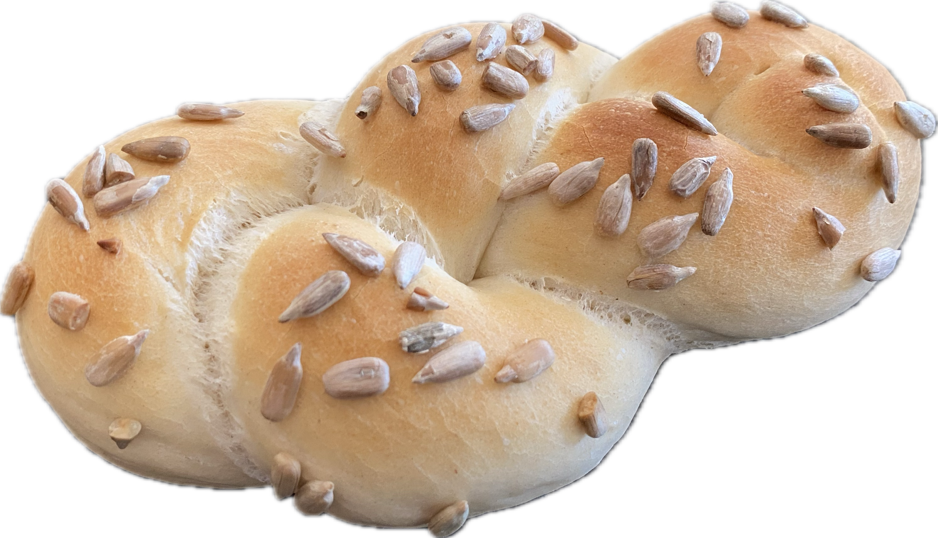 selbst von Hand gemachte Sonnenblumenbrötchen mit besten Zutaten frisch gebacken in der BergZeit in Schoppernau