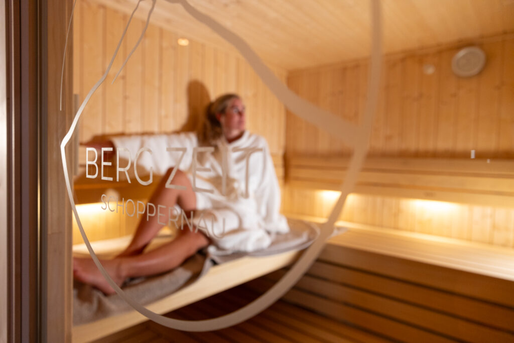 BergZeit in Schoppernau - Private Spa im Klafs Sanarium und Sauna