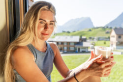 zufrieden sein dürfen im BergZeit in Schoppernau