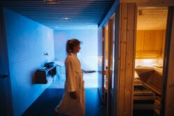 in der BergZeit in Schoppernau im Private Spa im Klafs Sauna und Sanarium genießen