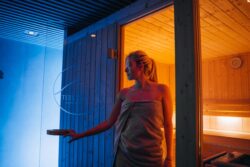 in der BergZeit in Schoppernau im Private Spa im Klafs Sauna und Sanarium genießen