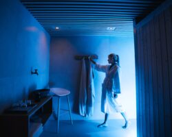 in der BergZeit in Schoppernau im Private Spa im Klafs Sauna und Sanarium genießen