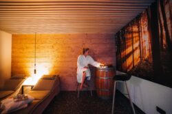 in der BergZeit in Schoppernau im Private Spa im Klafs Sauna und Sanarium genießen